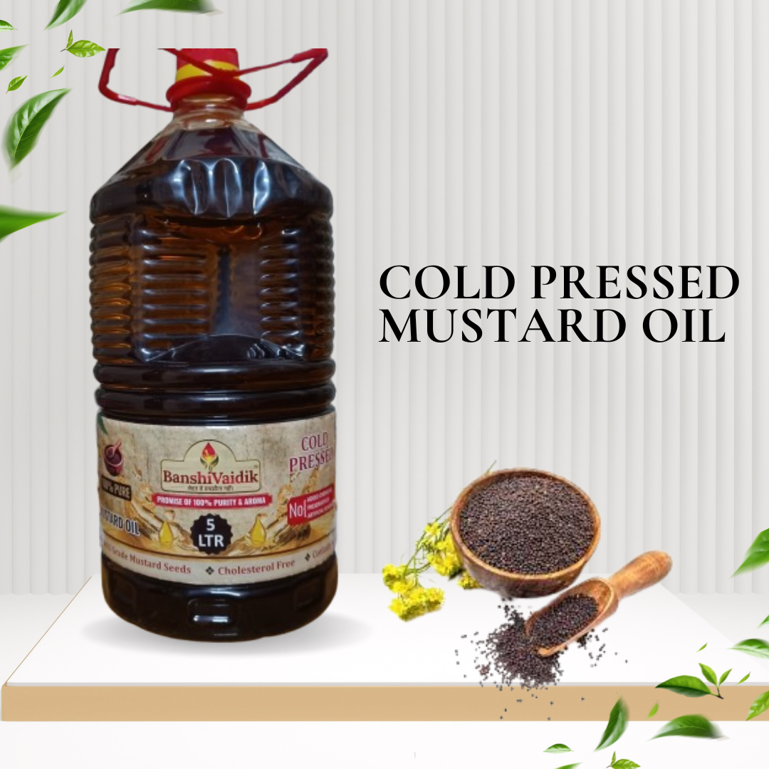 5Ltr. Cold Press Black Mustard Oil